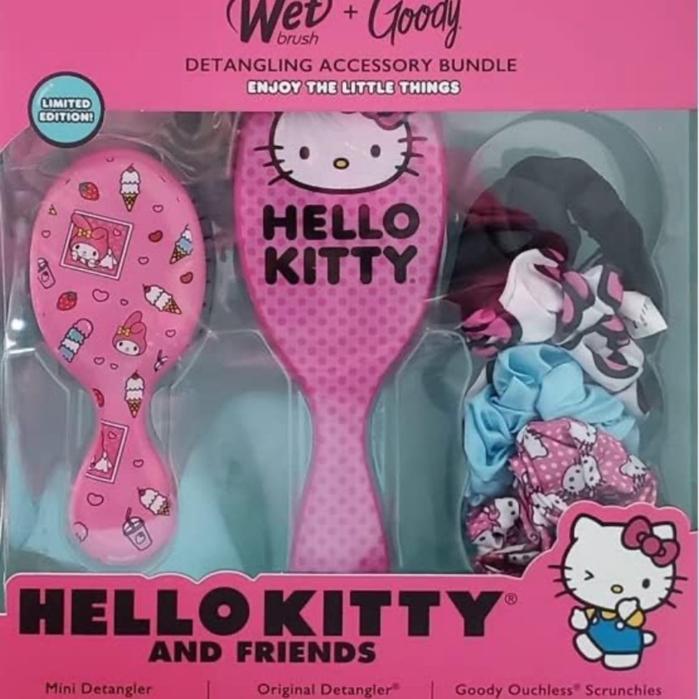 Hello Kitty Wet brush detangling set